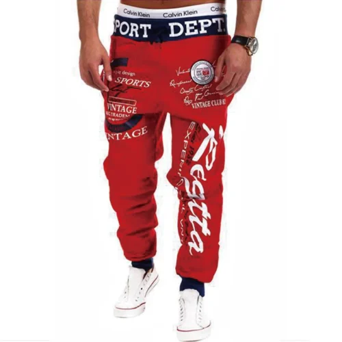 Pantalones de chándal estampados hombre - Image 2