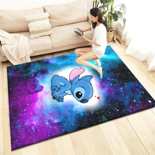 Alfombra HD de Stitch, Decoración Versátil - Imagen 4