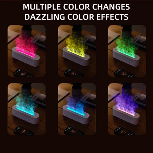 Difusor de aroma con efecto de llama RGB - Image 3