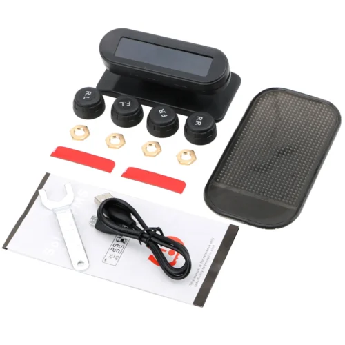 Monitor Solar TPMS de Presión de Neumáticos con 4 Sensores - Image 6