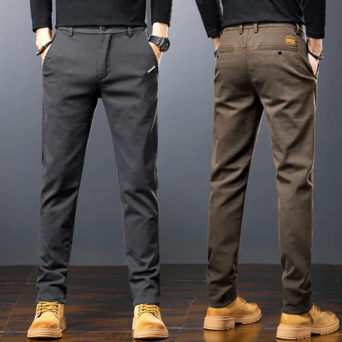 Pantalones ajustados de primavera hombre