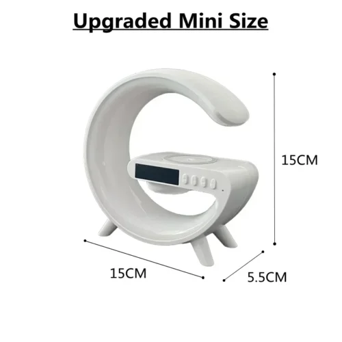 Soporte cargador inalámbrico multifunción con luz RGB - Imagen 6