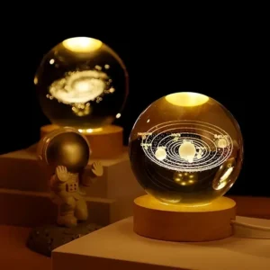 Bola de cristal 3D del sistema solar 6cm