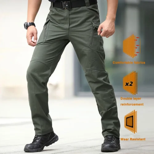 Pantalones cargo tácticos de camuflaje militar