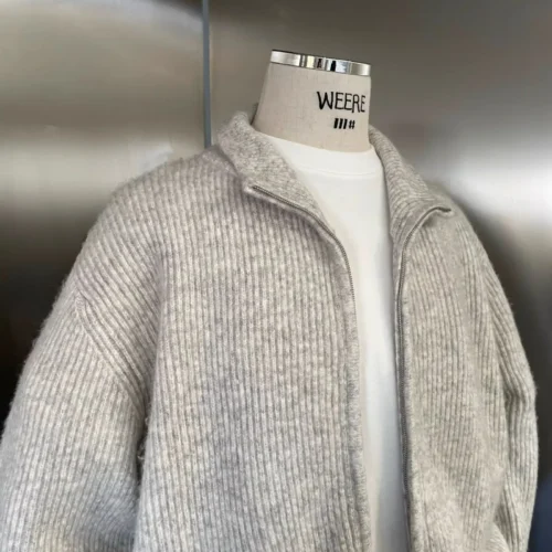 Cárdigan de punto para hombre otoño/invierno - Image 4