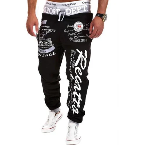 Pantalones de chándal estampados hombre - Image 3