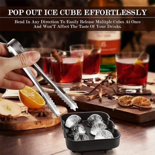 Moldes de Silicona para Cubitos de Hielo: Reutilizables y Elegantes - Imagen 6