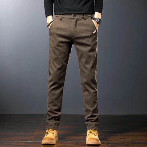 Pantalones ajustados de primavera hombre - Image 2